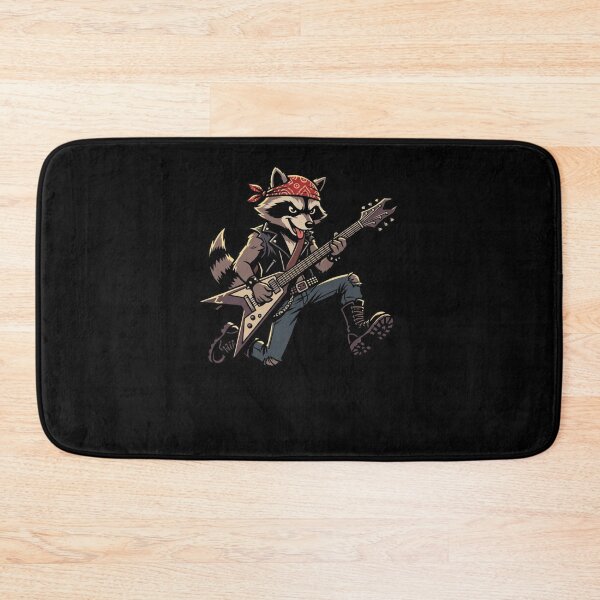 Item preview, Raccoon Rocker Playing Electric Guitar Music designed and sold by snowry.