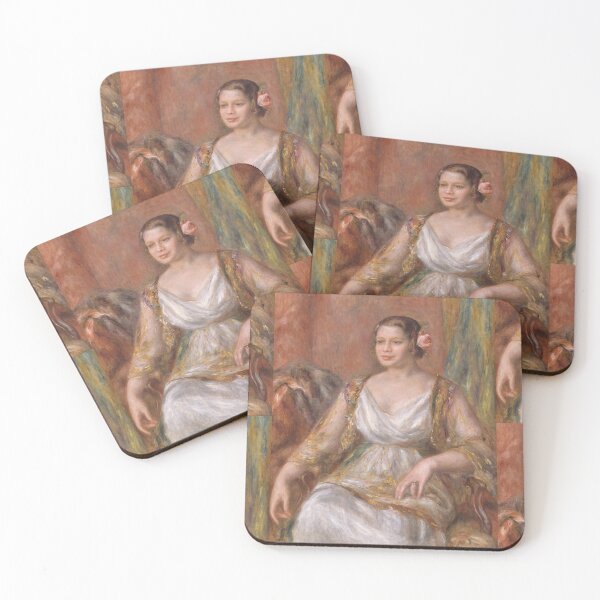 Item preview, Tilla Durieux Ottilie Godeffroy by Pierre-Auguste Renoir: Elegant Impressionist Portrait designed and sold by artofuniverse.