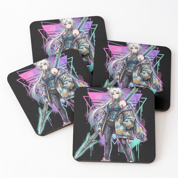 Item preview, Feixiao HSR Wind Hunt General Vaporwave Neon Design designed and sold by Senpaiwaves.