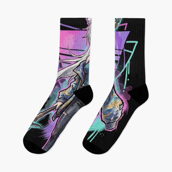 Item preview, Feixiao HSR Wind Hunt General Vaporwave Neon Design designed and sold by Senpaiwaves.