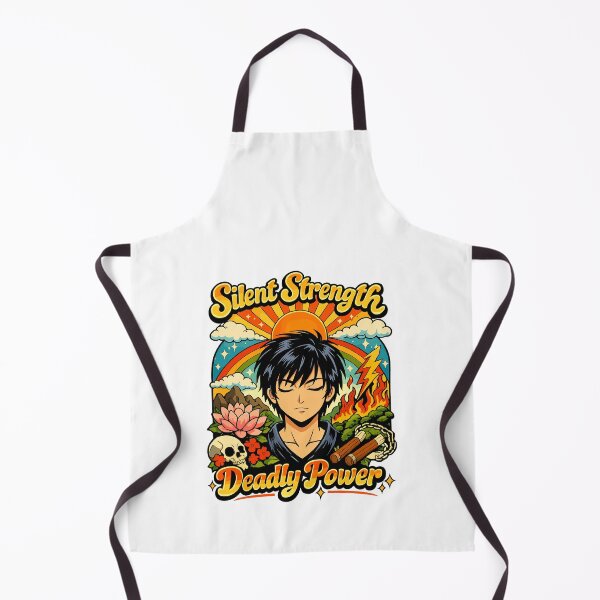 Item preview, Silent Strength Deadly Power Anime Anti-Hero Aesthetic designed and sold by Mrjarvis.