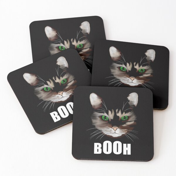 Item preview, Funny spooky cat design. Halloween Cat “BOOH”. Funny Scary Cat Design designed and sold by KBOR.