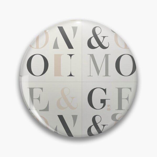 Item preview, Elegant Typography Seamless Pattern – Vintage Letters & Ampersands designed and sold by Midnight Veil Designs.