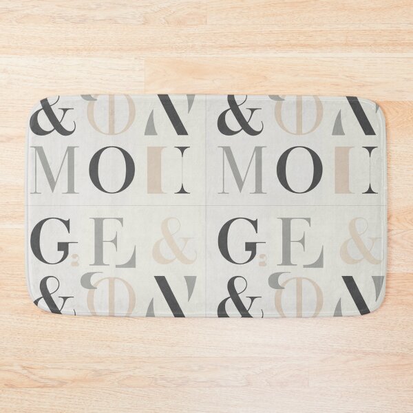 Item preview, Elegant Typography Seamless Pattern – Vintage Letters & Ampersands designed and sold by Midnight Veil Designs.