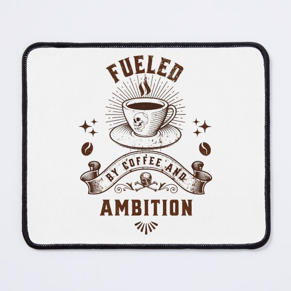 Item preview, Fueled By Coffee And Ambition Motivational Coffee Gift designed and sold by Patina & Pixel.