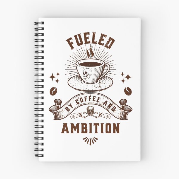 Item preview, Fueled By Coffee And Ambition Motivational Coffee Gift designed and sold by Patina & Pixel.