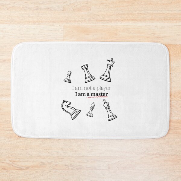 Item preview, I Am Not A Player I Am A Master Strategy Quote Chess Design designed and sold by EzekRenne.