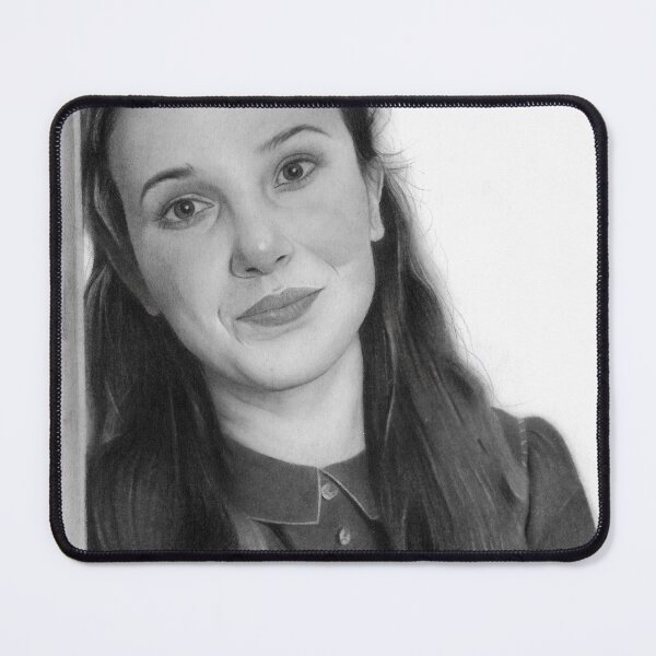 Item preview, Millie Bobby Brown Realistic Charcoal Portrait Fan Art designed and sold by Cjartgallery.
