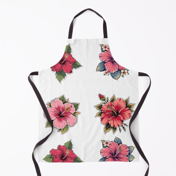 Item preview, Mini Colorful Hibiscus flowers sticker pack designed and sold by MendaciousMina.