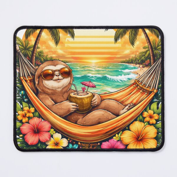 Item preview, Relax Club – Wu Wei Sloth | Original Elwis Creativ Design designed and sold by ElwisCreativ.