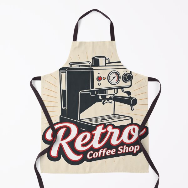 Item preview, Retro Coffee Shop – Vintage Coffee Shop Design designed and sold by LoQueNoDigo.