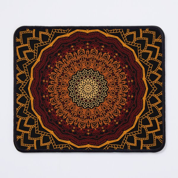 Item preview, "Radiant Mandala in Warm Tones" designed and sold by nighttime1990.