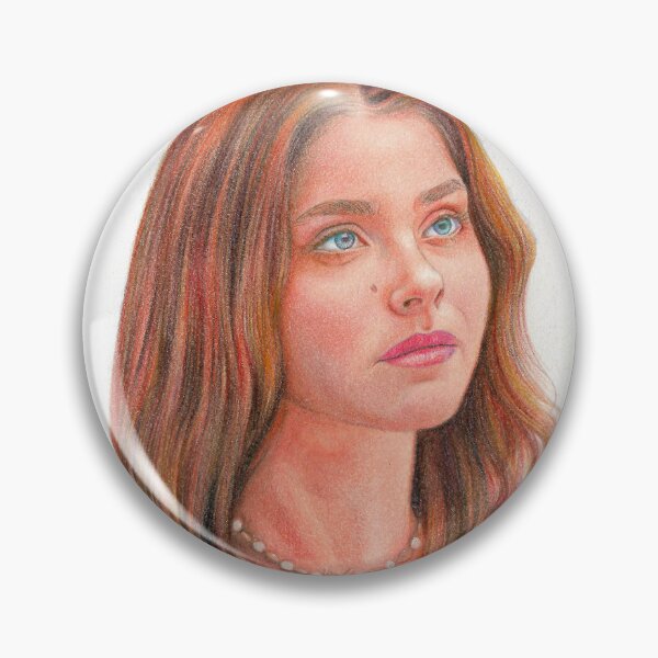 Item preview, Nicole Wallace Colored Pencil Portrait Fan Art designed and sold by Cjartgallery.