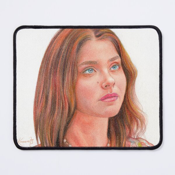 Item preview, Nicole Wallace Colored Pencil Portrait Fan Art designed and sold by Cjartgallery.
