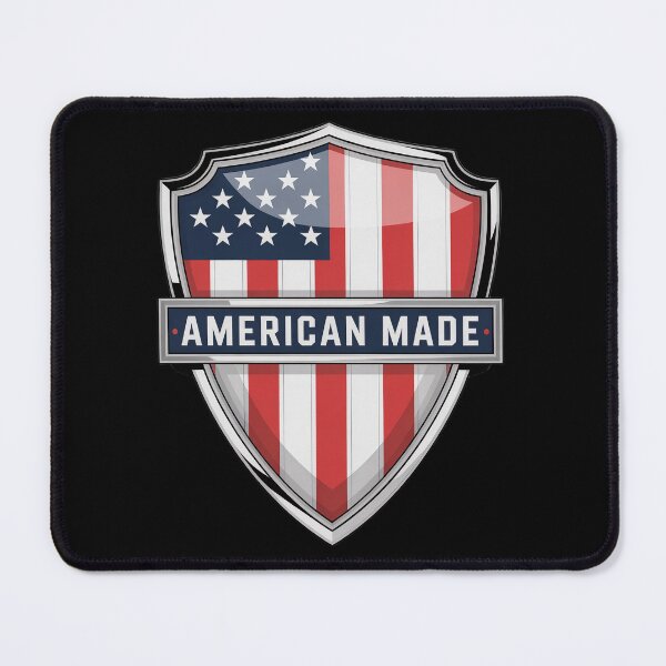 Item preview, American Made Shield Shirt Patriotic USA Flag Emblem Tee designed and sold by OldGloryForge.