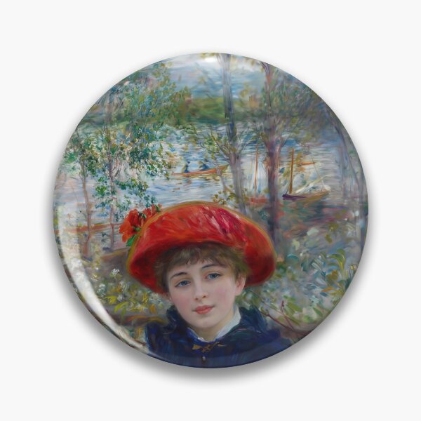 Item preview, Two Sisters on the Terrace by Pierre-Auguste Renoir: Impressionist Fine Art Print designed and sold by artofuniverse.