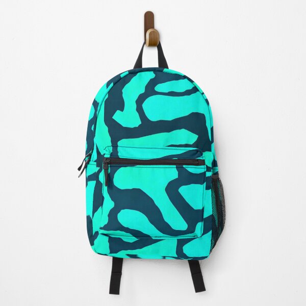 Item preview, Turquoise and Dark Teal Abstract Ocean Pattern designed and sold by MaisonMaroMara.