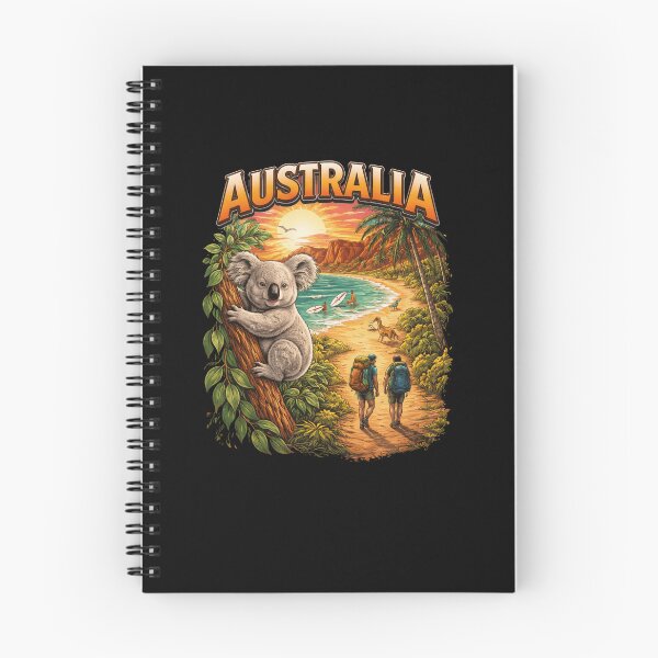 Item preview, Koalas and Coastlines: Your Ultimate Australia Travel Guide The Magic of Australia Gifts T-Shirt designed and sold by MalwasBasket.