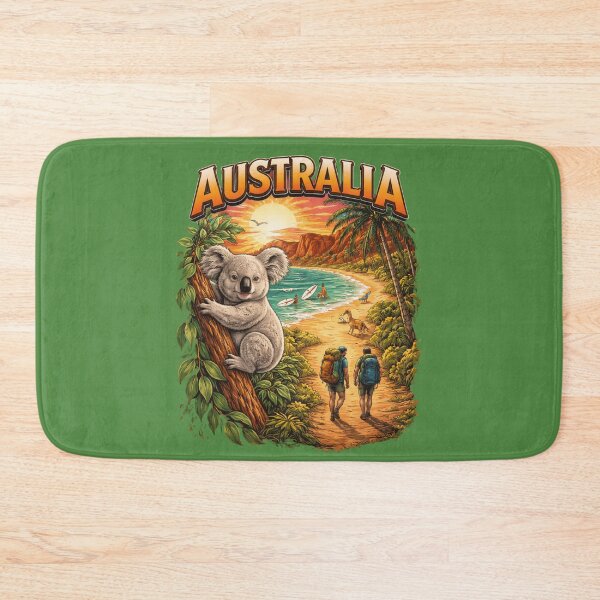Item preview, Koalas and Coastlines: Your Ultimate Australia Travel Guide The Magic of Australia Gifts T-Shirt designed and sold by MalwasBasket.