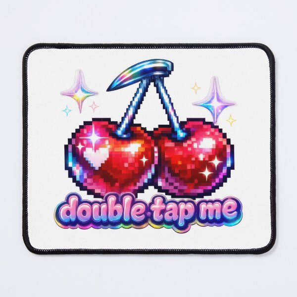 Item preview, Double Tap Me Pixel Cherries Y2K  designed and sold by jgvisualarts.