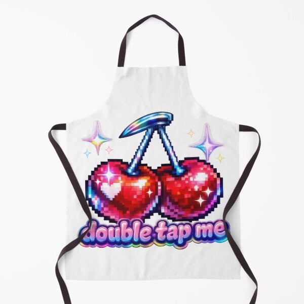 Item preview, Double Tap Me Pixel Cherries Y2K designed and sold by jgvisualarts.
