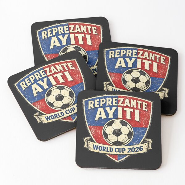 Item preview, Haiti Football Shield Badge | Reprezante Ayiti World Cup 2026 | Les Grenadiers Fan Gift designed and sold by BrickByDream.