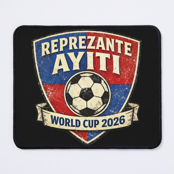 Item preview, Haiti Football Shield Badge | Reprezante Ayiti World Cup 2026 | Les Grenadiers Fan Gift designed and sold by BrickByDream.