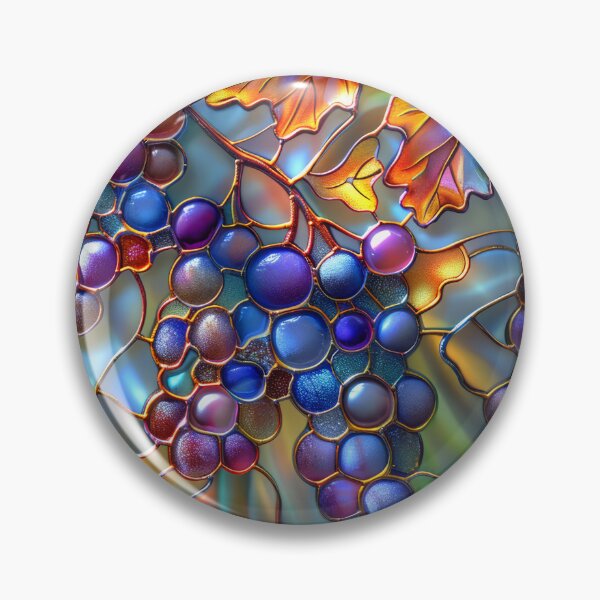Item preview, Grapevine Stained Glass Art designed and sold by MargaretWiktor.