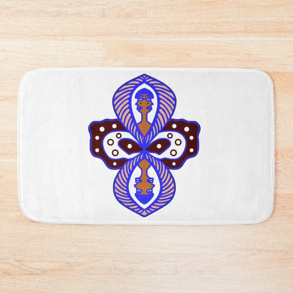 Item preview, "Abstract Symmetry with Faces and Petal Motifs" designed and sold by nighttime1990.