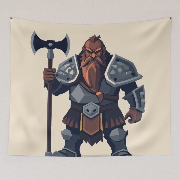 Item preview, Dwarf Fighter designed and sold by AbstractAnom.