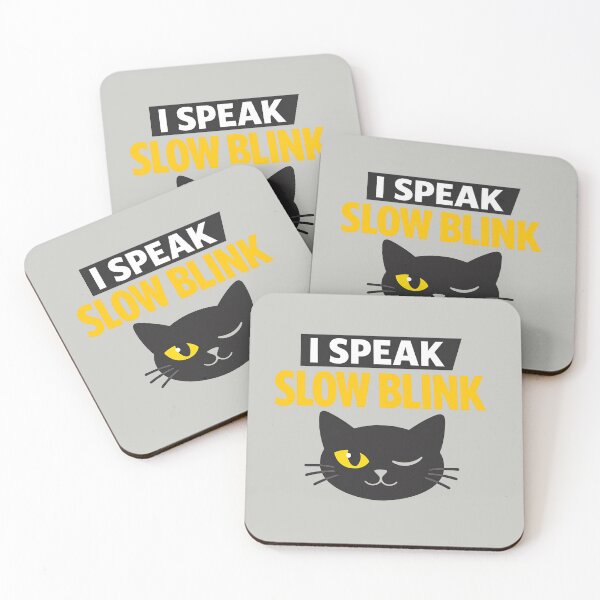 Item preview, I Speak Slow Blink Cat Behavior Shirt designed and sold by POD DYNASTY | Original Print On Demand T-Shirt Graphics.