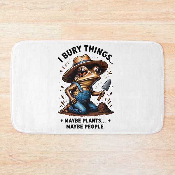 Item preview, I Bury Things Maybe Plants Maybe People Funny Quote designed and sold by Clairenity Studio.