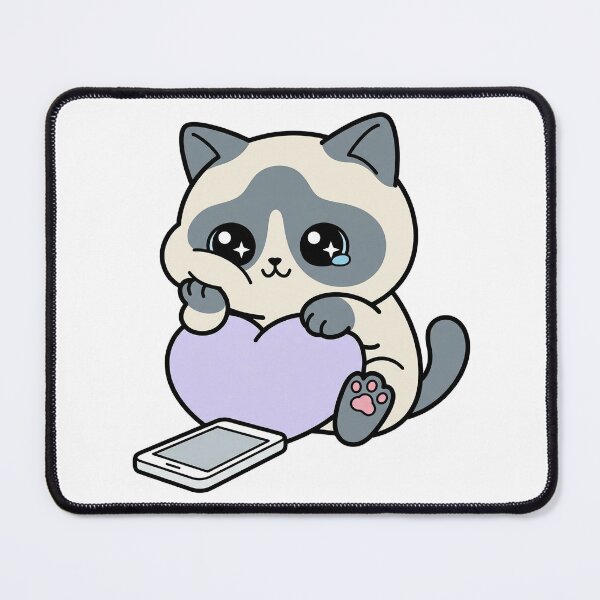 Item preview, Kawaii Ragdoll Cat Ghosted Waiting for Text T-Shirt designed and sold by Inna Myrien.