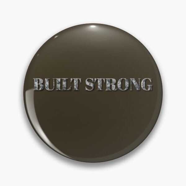 Item preview, Built strong Shirt – Bold Streetwear Confidence Quote designed and sold by Clintora.