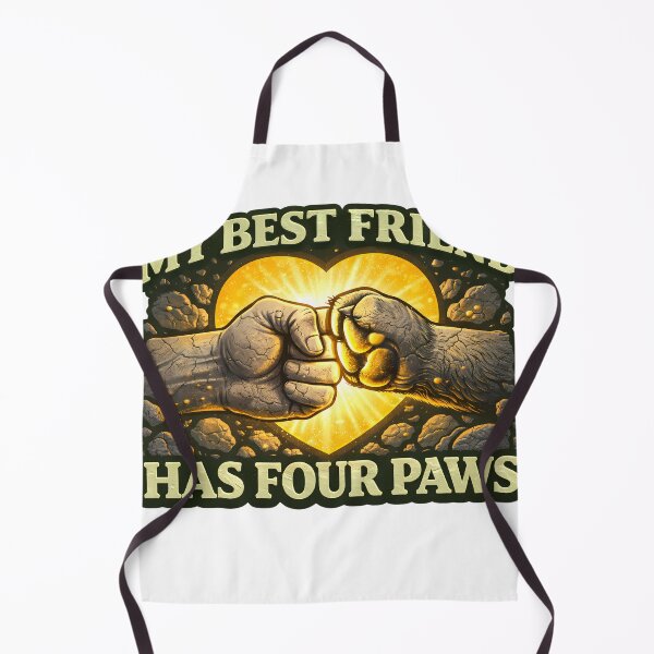 Item preview, My Best Friend Has Four Paws Dog Lover T-Shirt - Paw Fist Bump Design designed and sold by ascendzero.