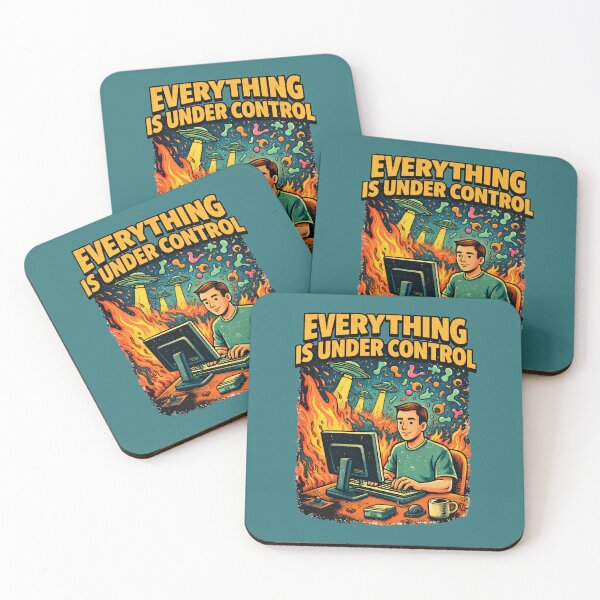 Item preview, Everything Is Under Control Funny Alien Shirt designed and sold by OliaCreate.