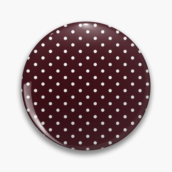 Item preview, Dark burgundy and white Polka dot pattern designed and sold by RishabhArts1.