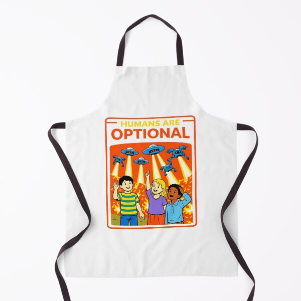 Item preview, Humans Are Optional Funny Alien Abduction Design designed and sold by OliaCreate.