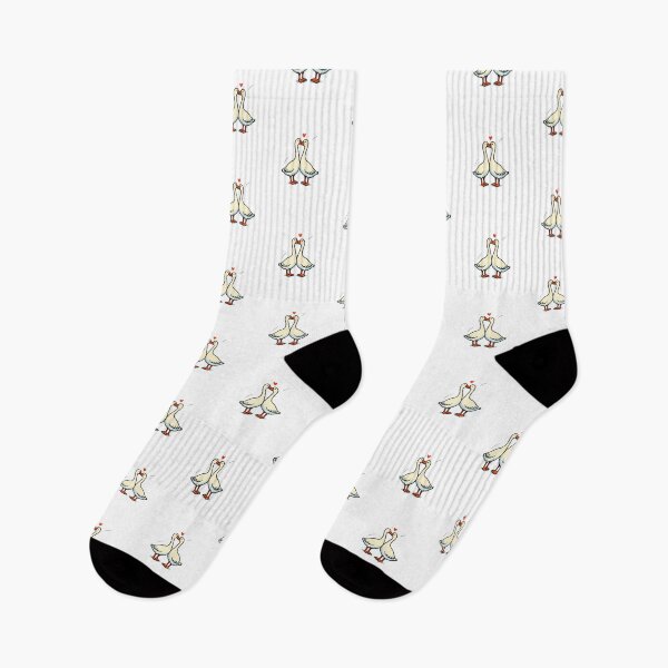 Item preview, Kissing Geese | Adorable Love Birds Graphic designed and sold by HBDStudio.