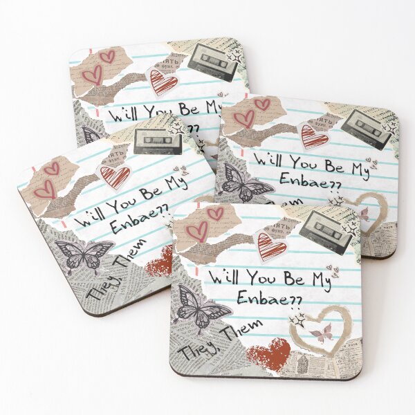 Item preview, Nonbinary Valentine designed and sold by queerspaceboy.
