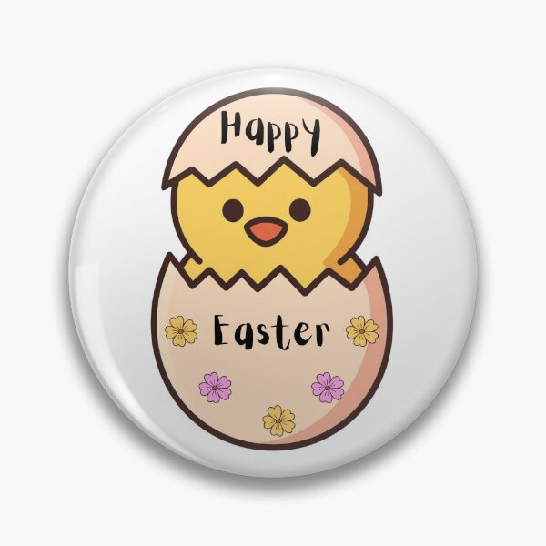 Item preview, Happy Easter And Chicken In Shell. designed and sold by Dinasshop.