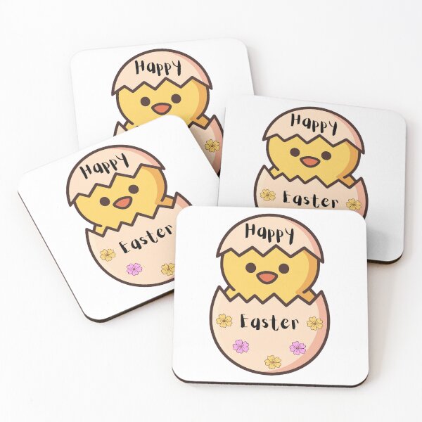 Item preview, Happy Easter And Chicken In Shell. designed and sold by Dinasshop.