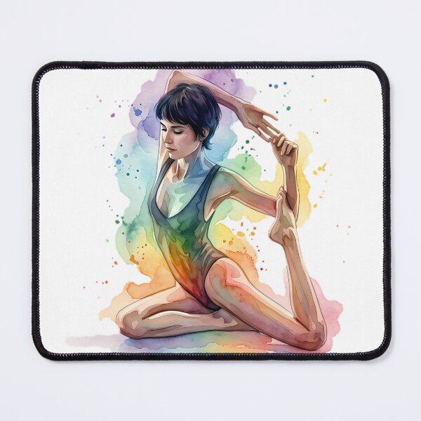 Item preview, Minimalist Lotus Pose Yoga Line Art designed and sold by Tayogart.