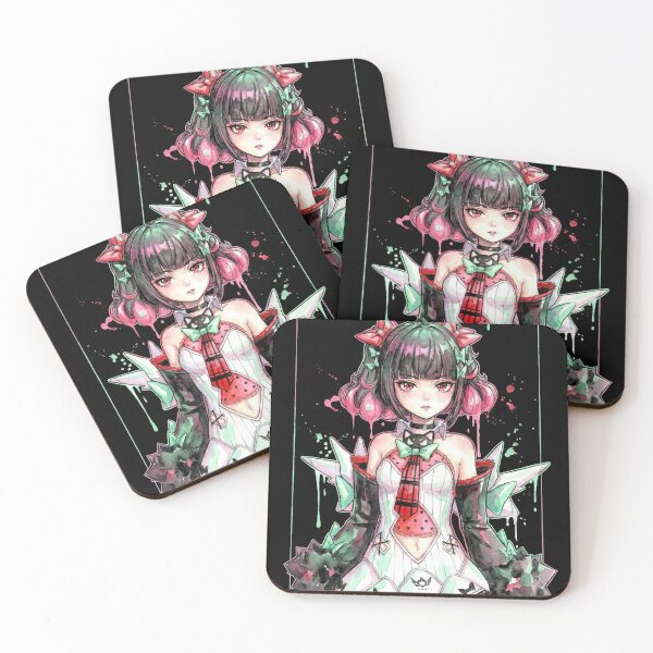 Item preview, ZZZ Nangong Yu Angels of Delusion Leader Vaporwave Retro Portrait designed and sold by Senpaiwaves.