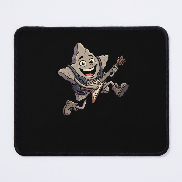 Item preview, Funny Rock Character Playing Electric Guitar designed and sold by snowry.