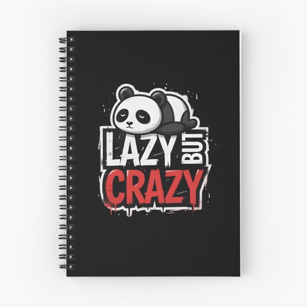Item preview, Lazy But Crazy Panda designed and sold by TshirtsOnline-.