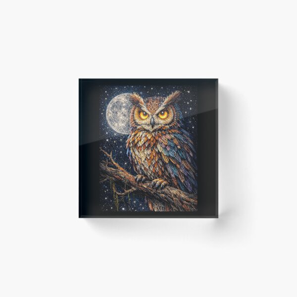 Item preview, Owl string art designed and sold by Genevieve Crabe.