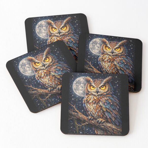 Item preview, Owl string art designed and sold by Genevieve Crabe.