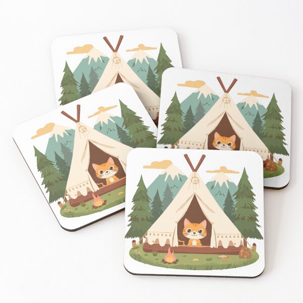 Item preview, Adventure Cat - Camping & Hiking with My Best Friend designed and sold by The Silly Grumpy Society.