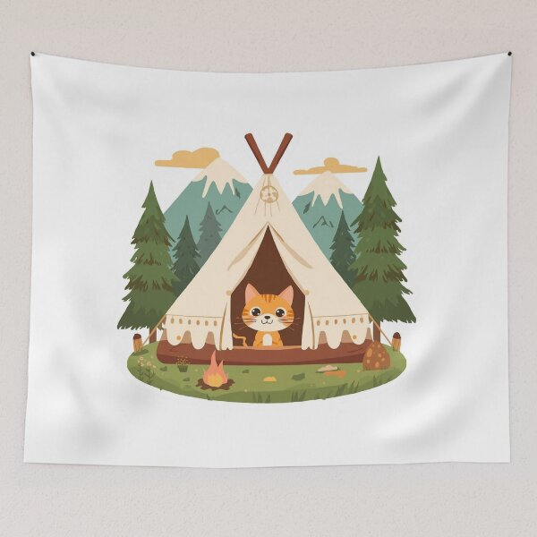 Item preview, Adventure Cat - Camping & Hiking with My Best Friend designed and sold by The Prompted Soul.